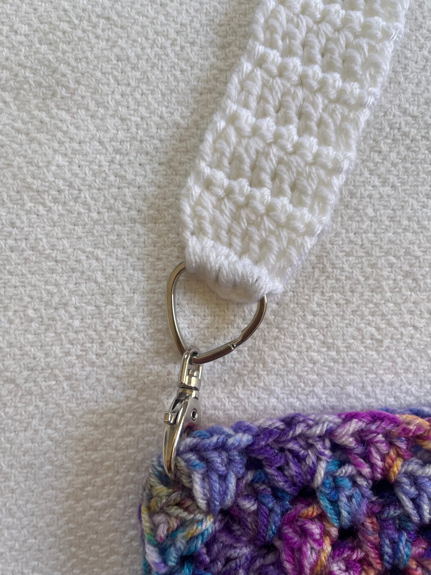 HANDMADE GRANNY SQUARE CROCHET PAINT PARTY BAG