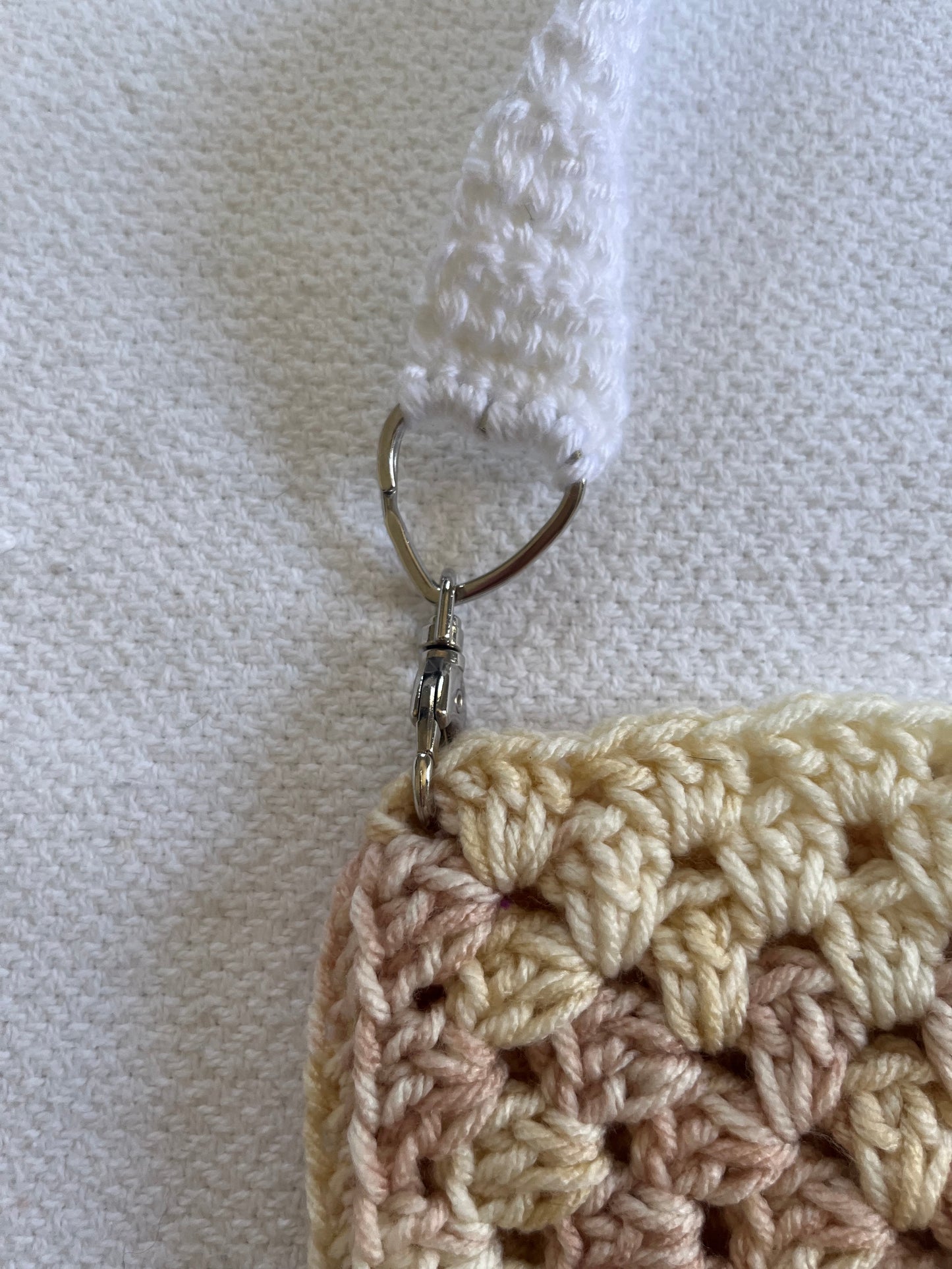 HANDMADE GRANNY SQUARE CROCHET FUZZY SLIPPER BAG