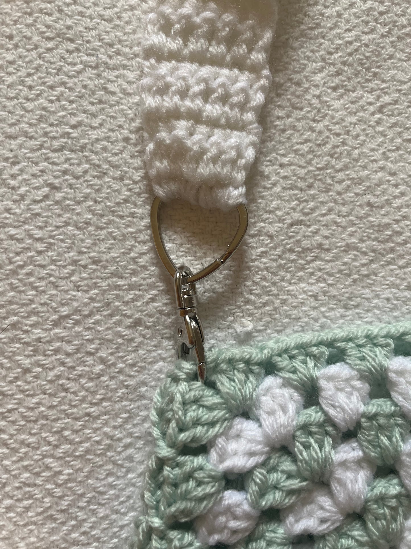 HANDMADE GRANNY SQUARE CROCHET GLACIER BAG