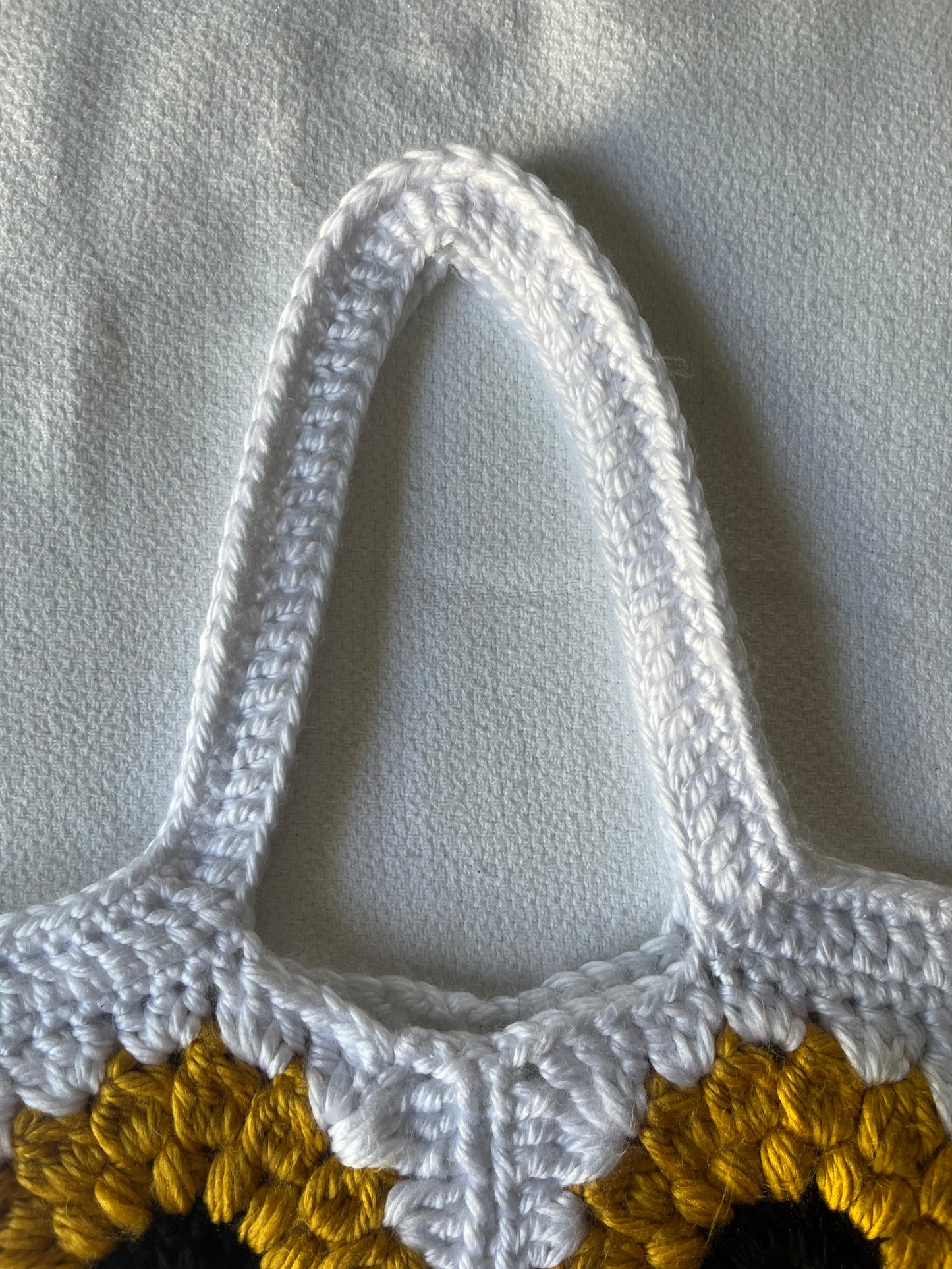 Handmade crochet Sunflower Bag